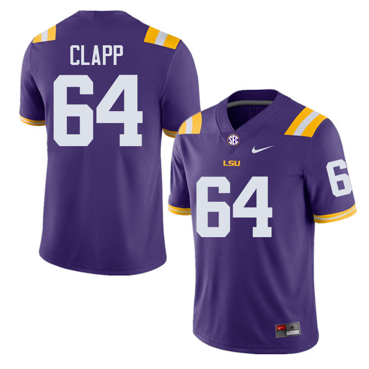 Will Clapp LSU Tigers Jersey,Louisiana State University Tigers Football Jersey-Purple